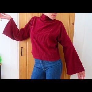 Mock neck sweater
